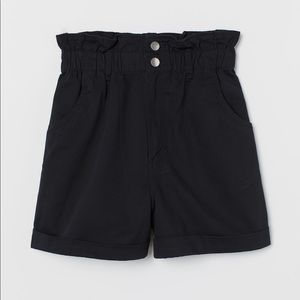 Cotton Paper-bag Shorts